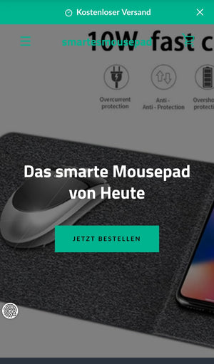 Fertiger Shop "Smartes Mousepad" - 100Dropshippingshops